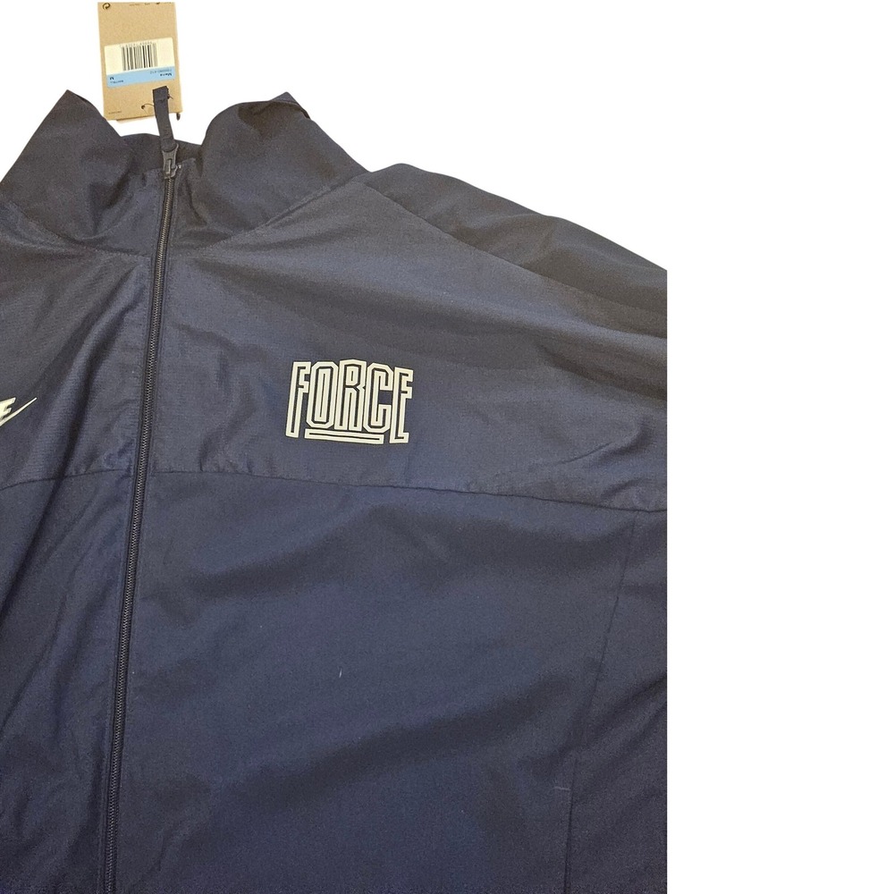 Nike Mens Sportswear Force Track Jacket Navy Blue White DX0660-410 NWT Size M - Picture 3 of 5